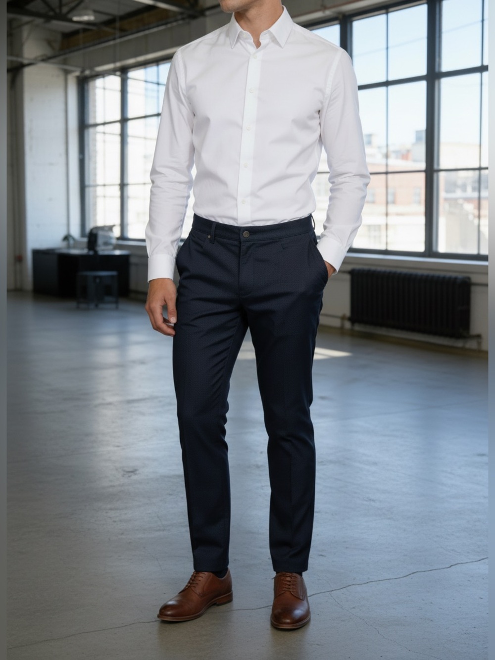 DKNY Men's Stanton Slim Fit Ultimate Stretch 5-Pocket Pants 34x30 NWT